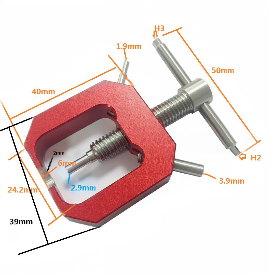 Набір знімачів шестерень з вала 0.9мм/1.75мм/1.9мм/2.8мм